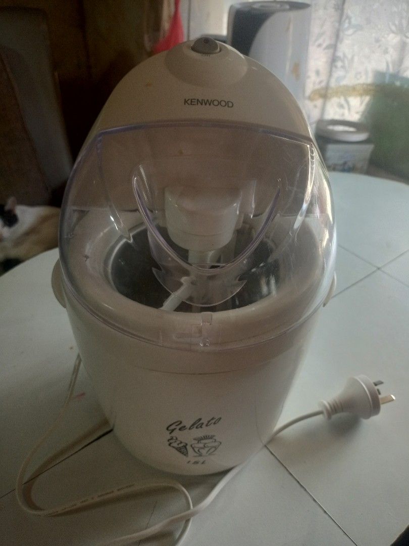 Kenwood gelato ice store cream maker instructions
