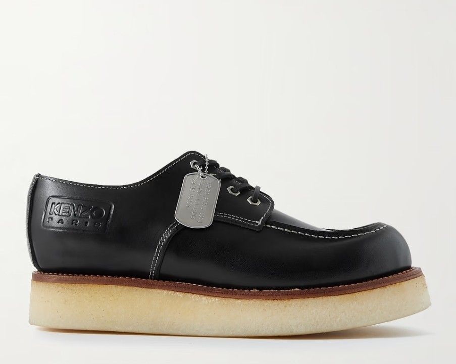 靴 kenzoyama derby suede Kenzo - Kenzoyama suede platform Derby shoes Kenzo