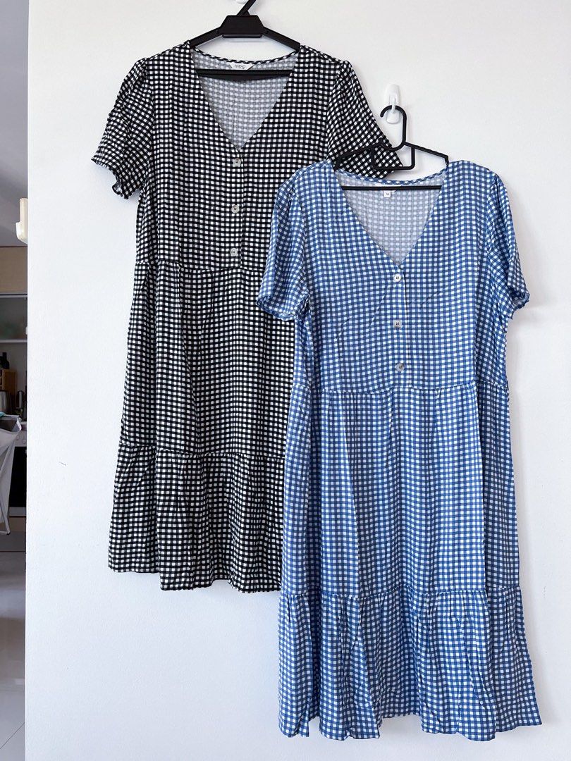 Khoko (bought on Asos) 100% viscose Goes past knee, would