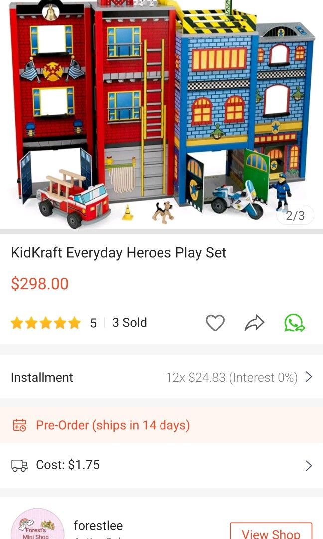 Everyday heroes top playset