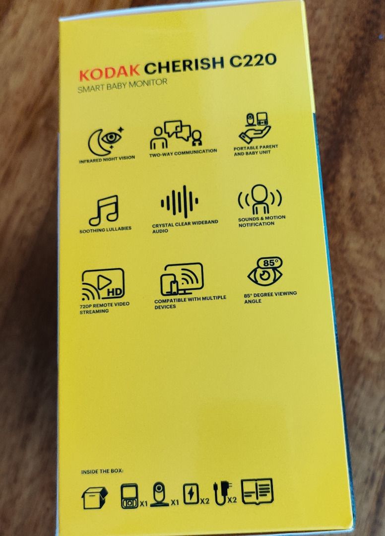 Kodak cherish c220 shop video baby monitor