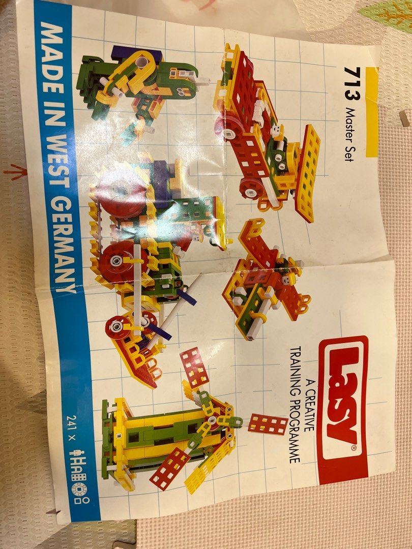 Lasy construction blocks 90s vintage, Hobbies & Toys, Collectibles