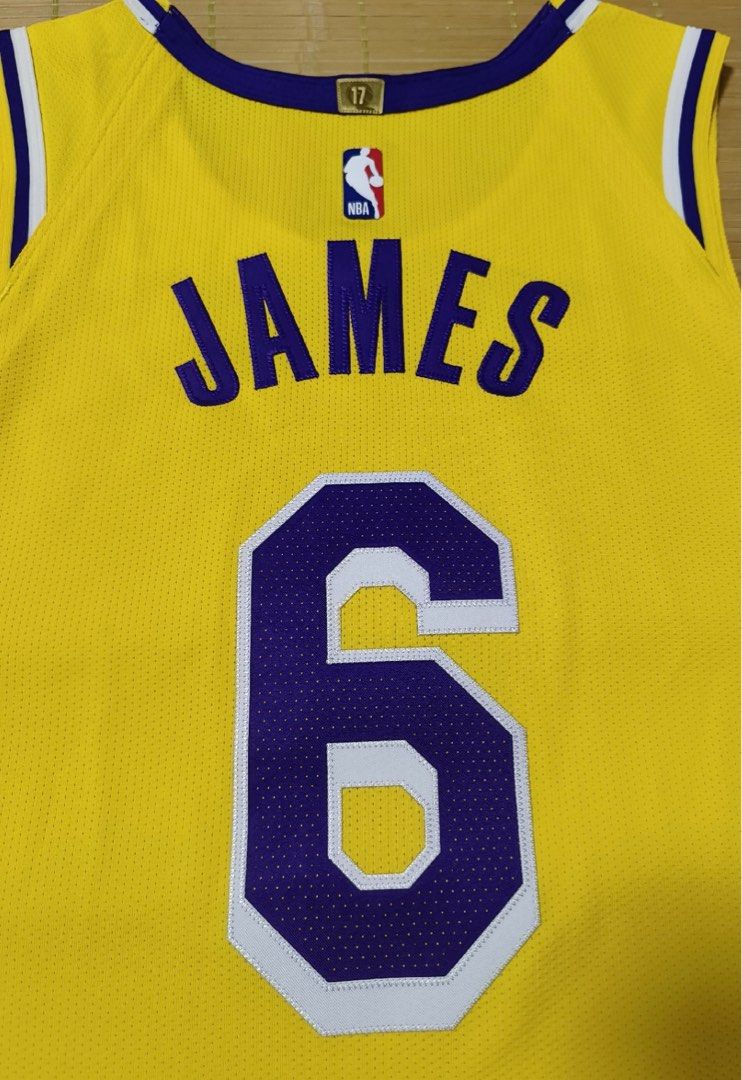 Lebron James Authentic Nike IconEdition Lakers Jersey NWT w/ "