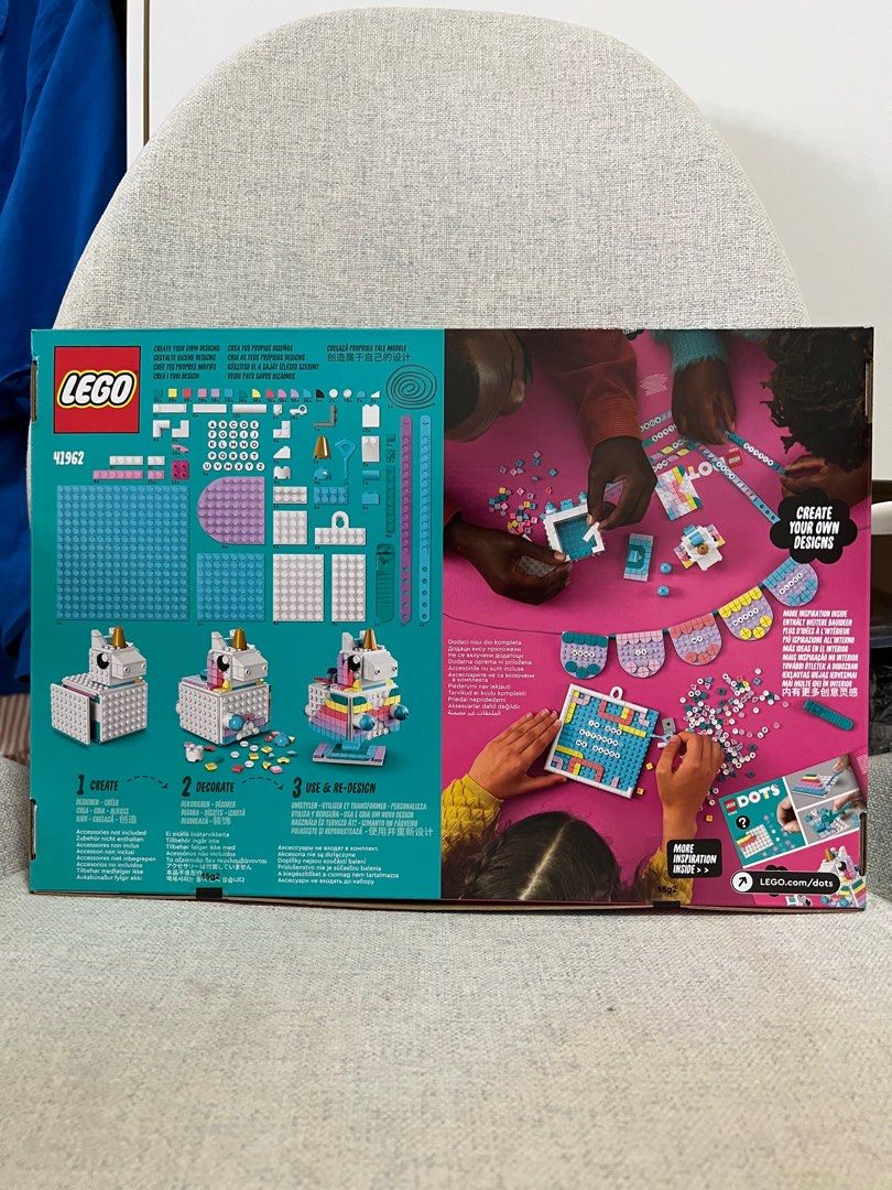 LEGO® DOTS Unicorn Creative Family Pack (41962), Hobbies Toys