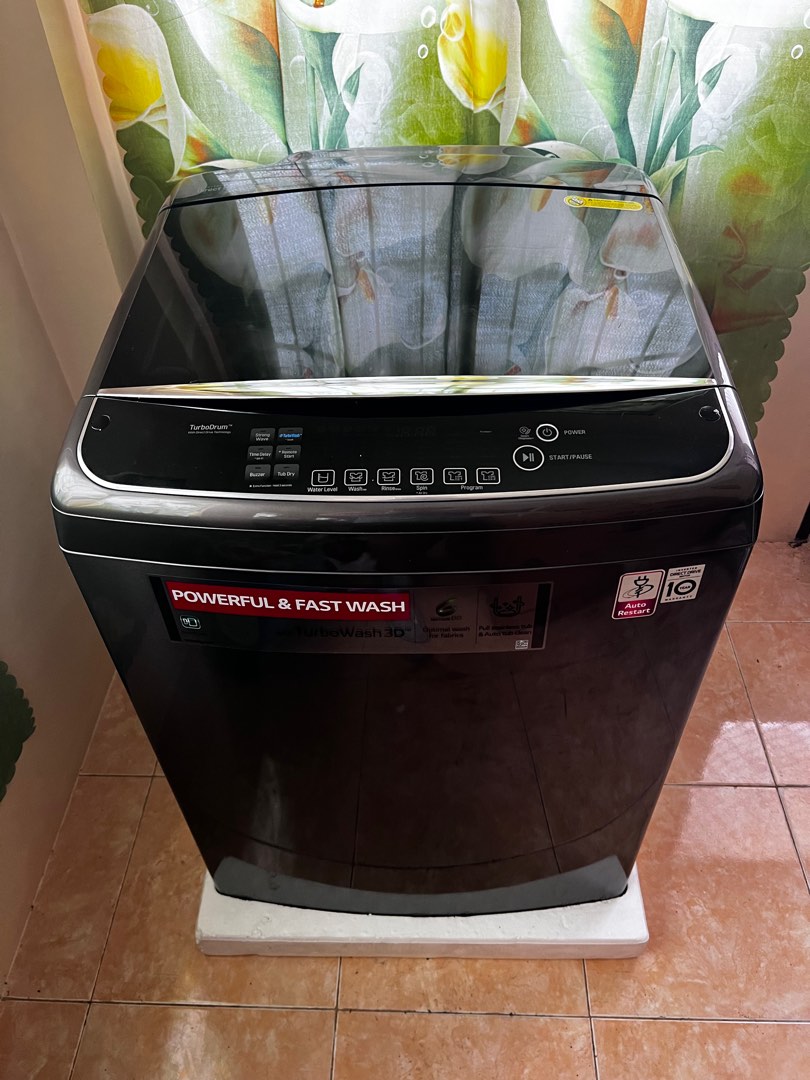 LG washing machine top loader inverter 22kg, TV & Home Appliances