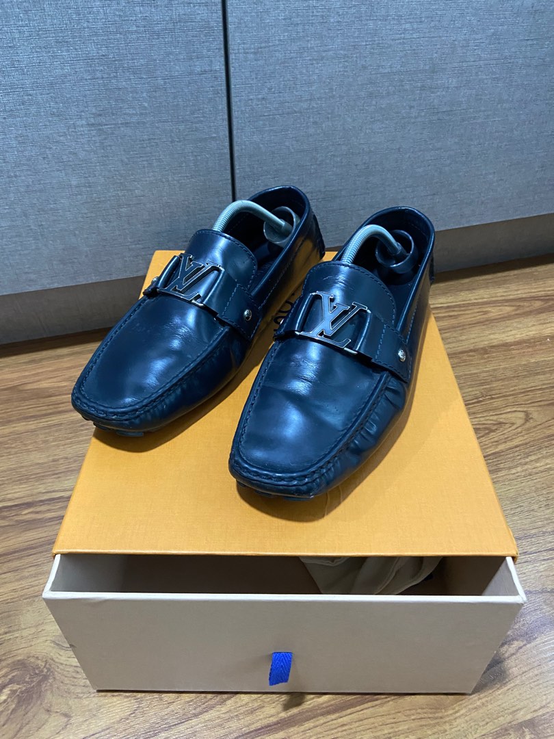 Louis Vuitton LV Monte Carlo Dark Blue Loafers, Men's Fashion, Footwear,  Casual Shoes on Carousell