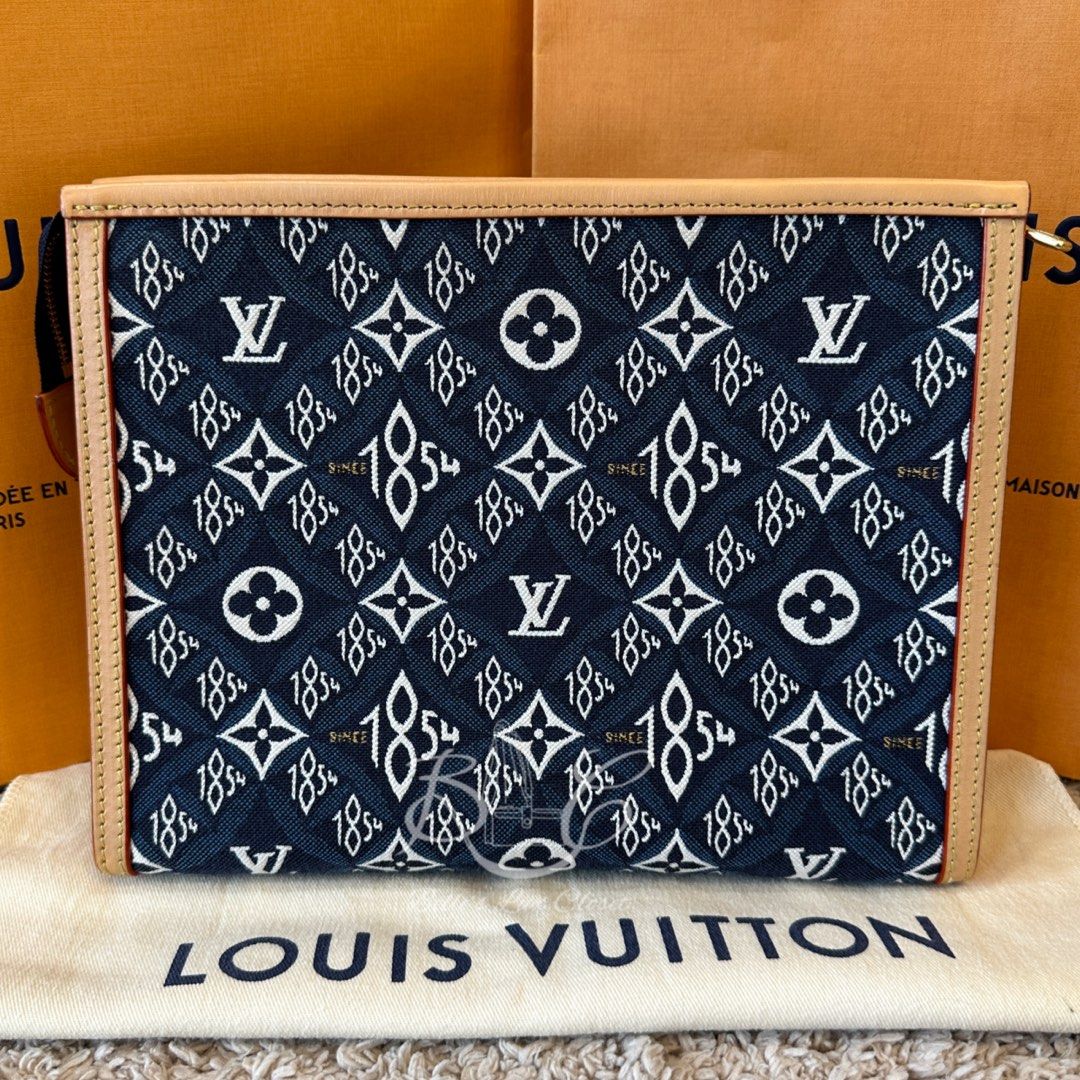Blue Louis Vuitton Since 1854 Toiletry Pouch 26 Clutch Bag