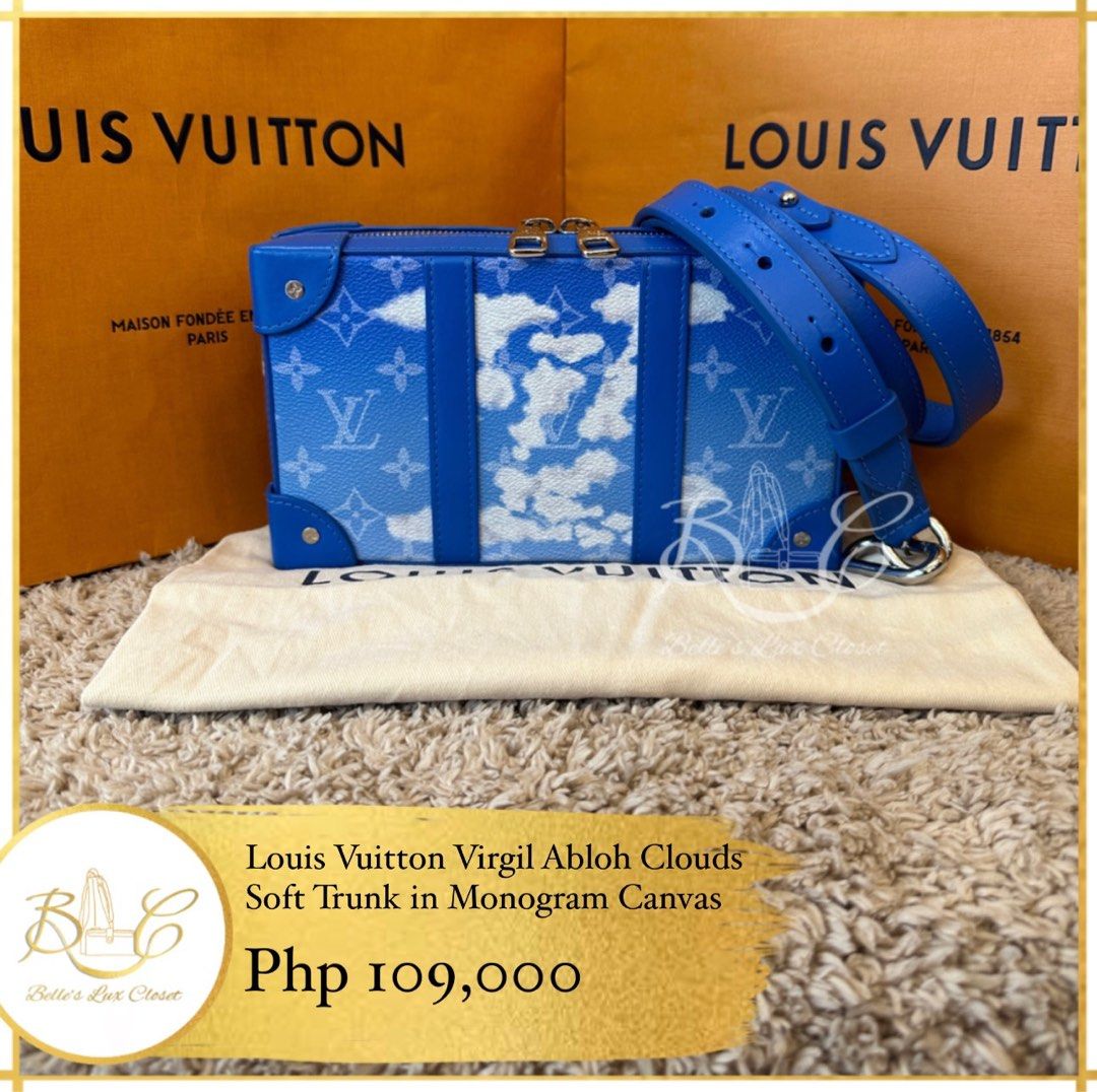 Ltd. Ed. Louis Vuitton virgil Abloh's Clouds Soft Trunk Wallet