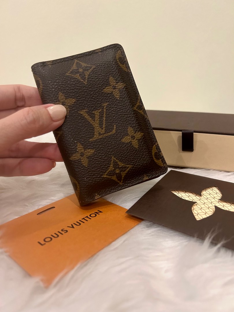 LV business card holder wallet, Luxury, Bags & Wallets on Carousell