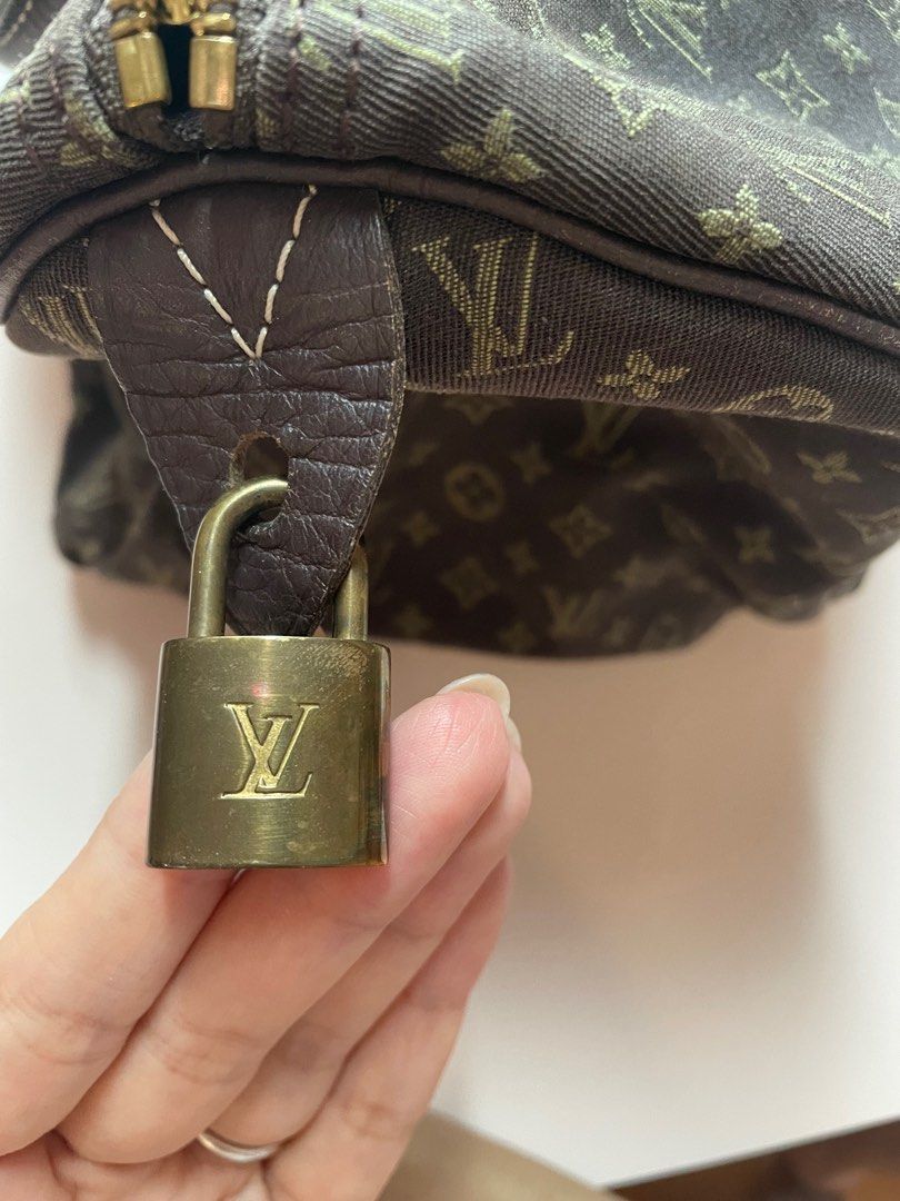LV Louis Vuitton mini Lin canvas speedy, Women's Fashion, Bags