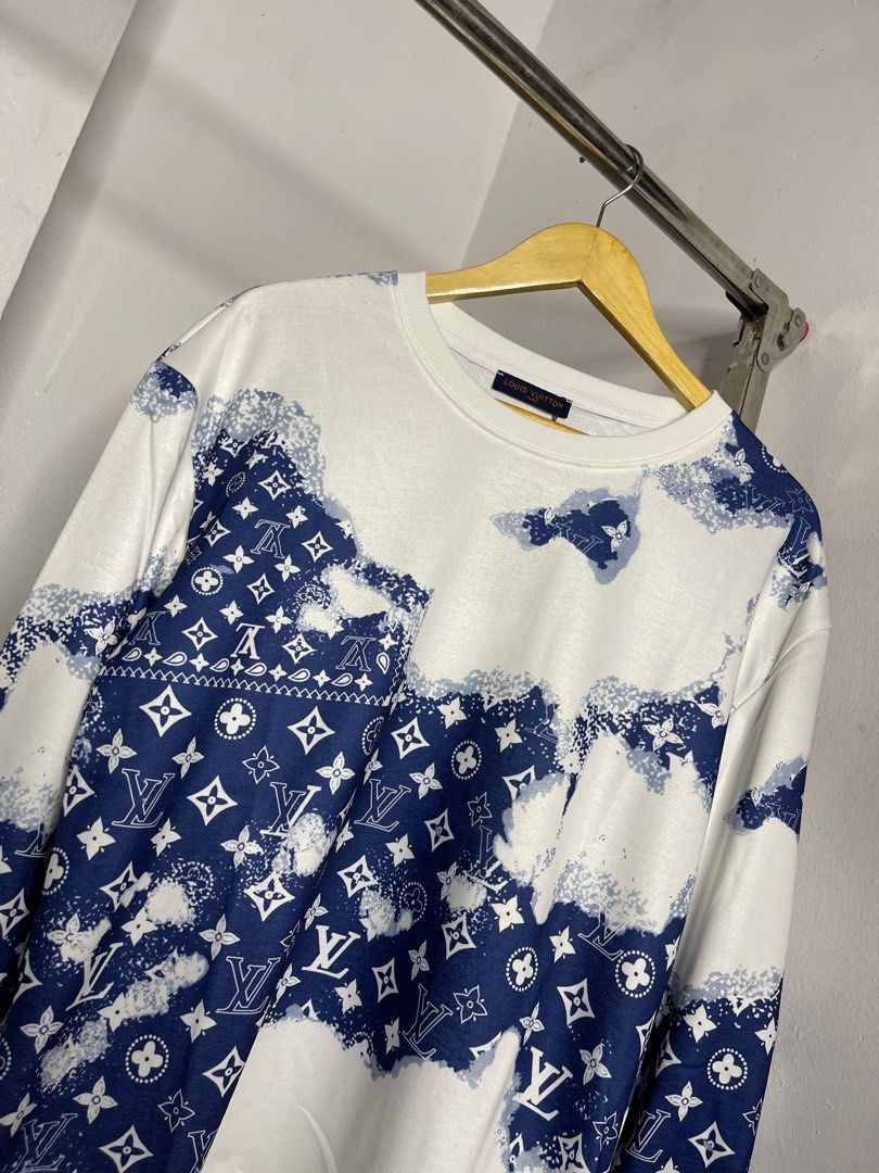Louis Vuitton LV Women Monogram Bandana Crewneck Sweatshirt Cotton