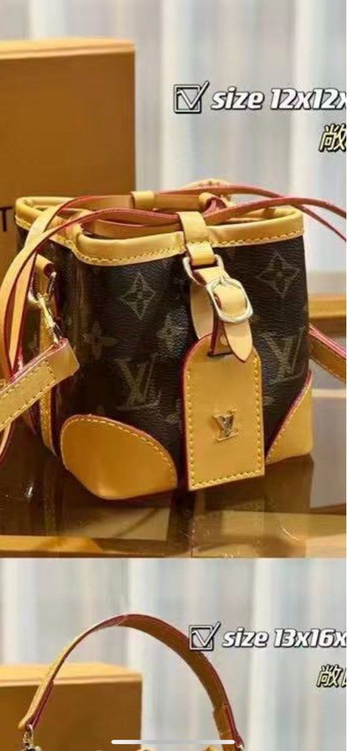 Louis Vuitton LV GHW Mini Noe Shoulder Bag M57099 Monogram Brown