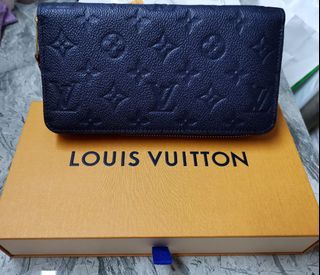 Louis Vuitton 2023 SS Monogram Calfskin Bi-color Long Wallet Logo Long  Wallets (M82336)