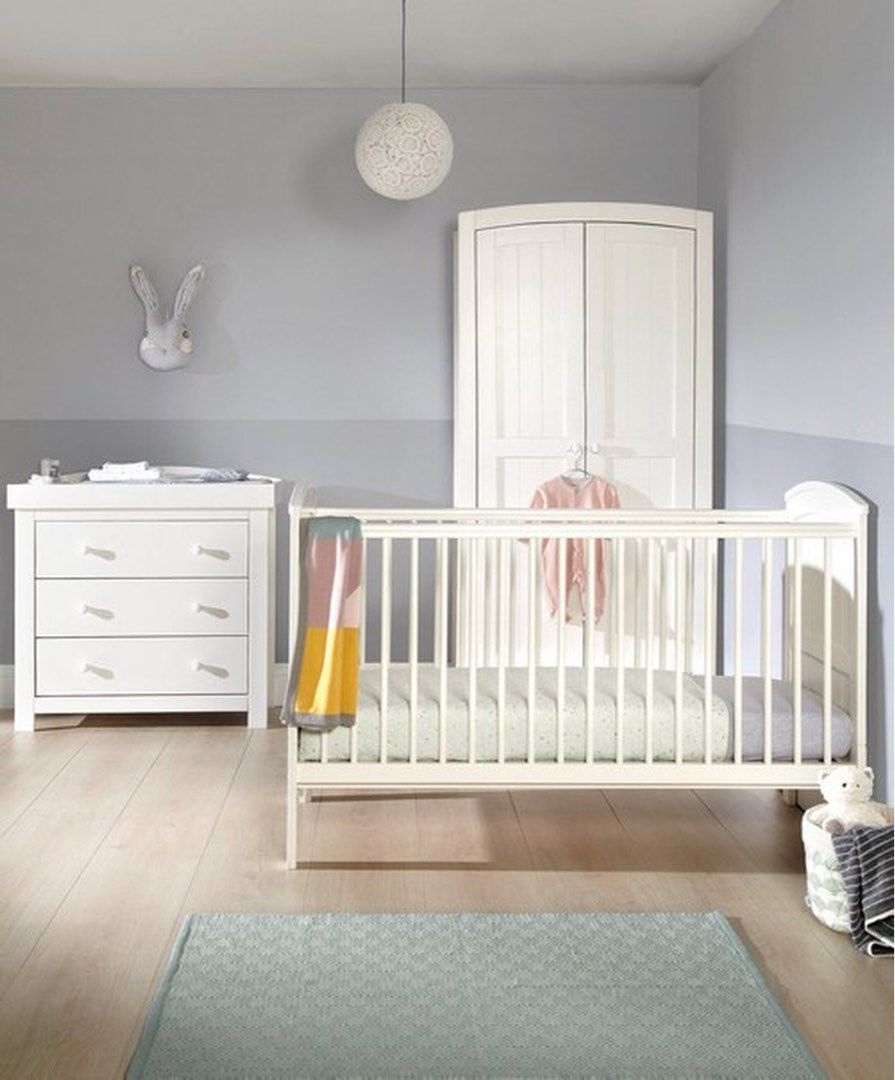 Mamas papas baby cot 2 in 1 Hayworth Cot Toddler Bed Ivory