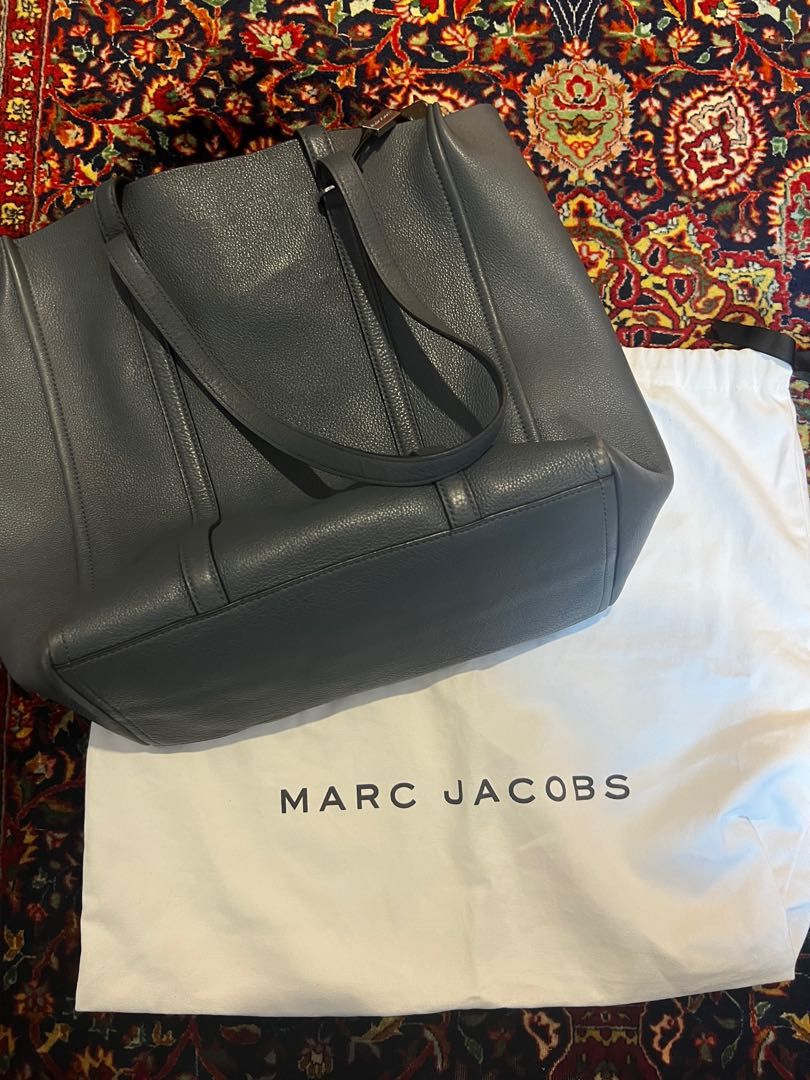Marc jacobs tag leather tote sale