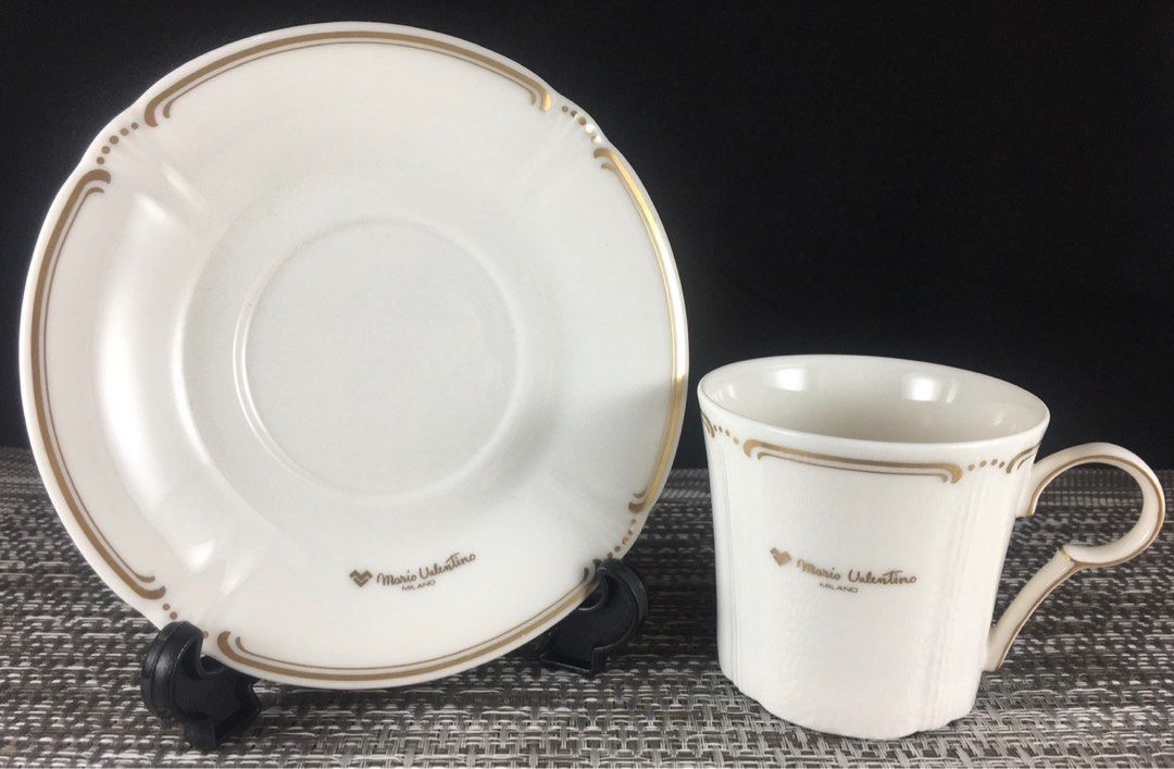 Mario Valentino Cup and Saucer (Category: Coffee & Tea Tableware) located in Bacoor. Submitted by clarah12 (Listing ID 1243659075, Image 3). Description: Authentic 2 duos Unused with box.