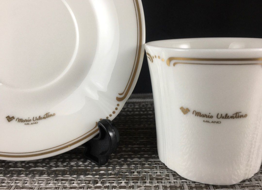 Mario Valentino Cup and Saucer (Category: Coffee & Tea Tableware) located in Bacoor. Submitted by clarah12 (Listing ID 1243659075, Image 2). Description: Authentic 2 duos Unused with box.
