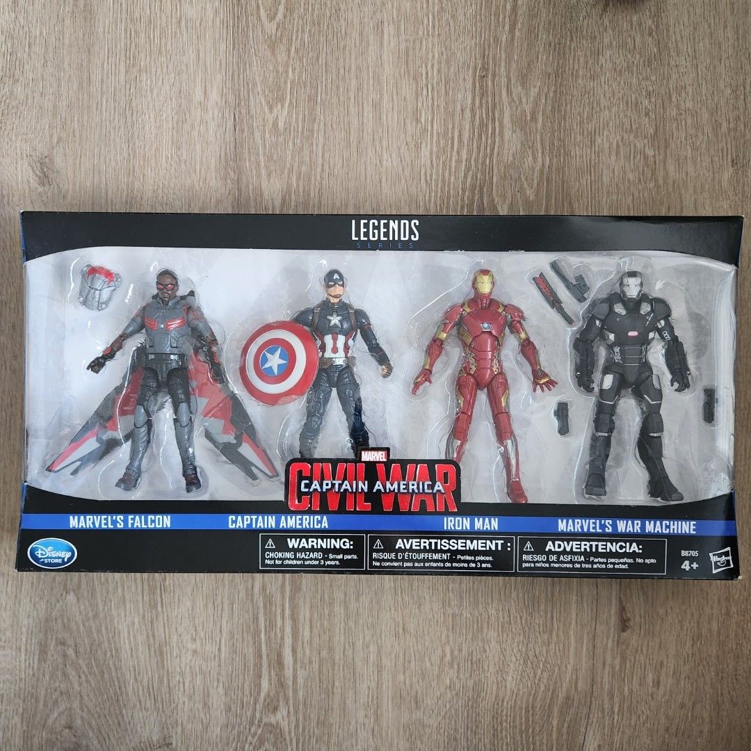 Marvel legends civil war 4 deals pack