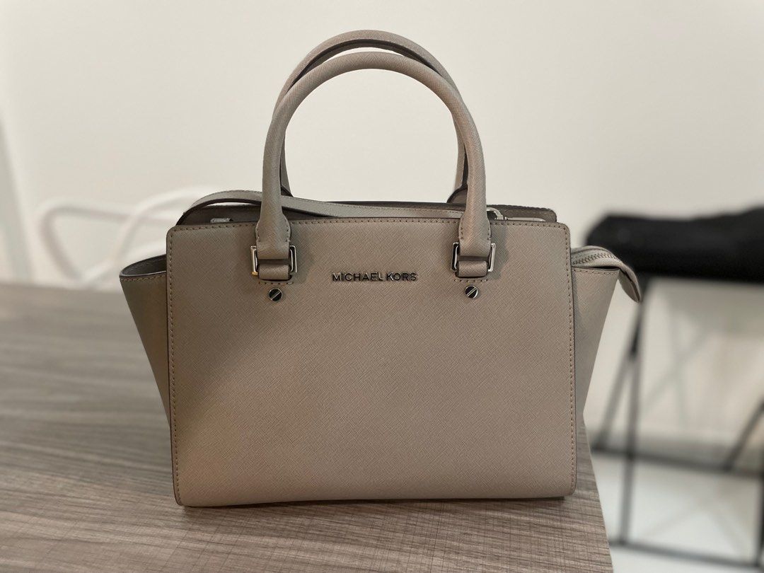 Grey michael kors handbag shop