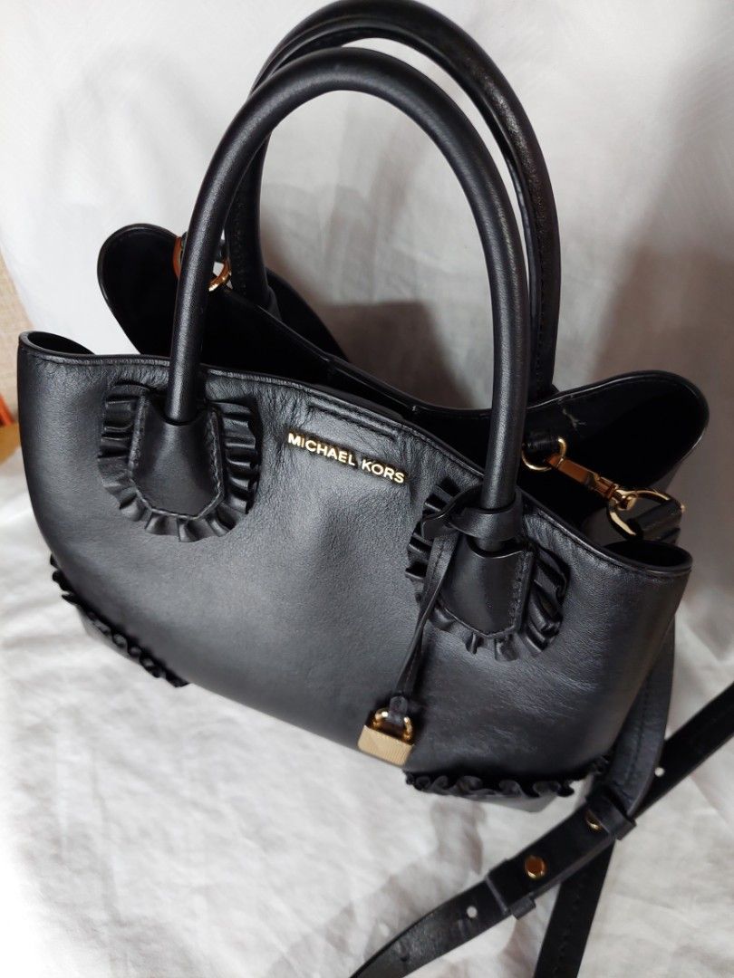 Michael kors ruffle discount bag