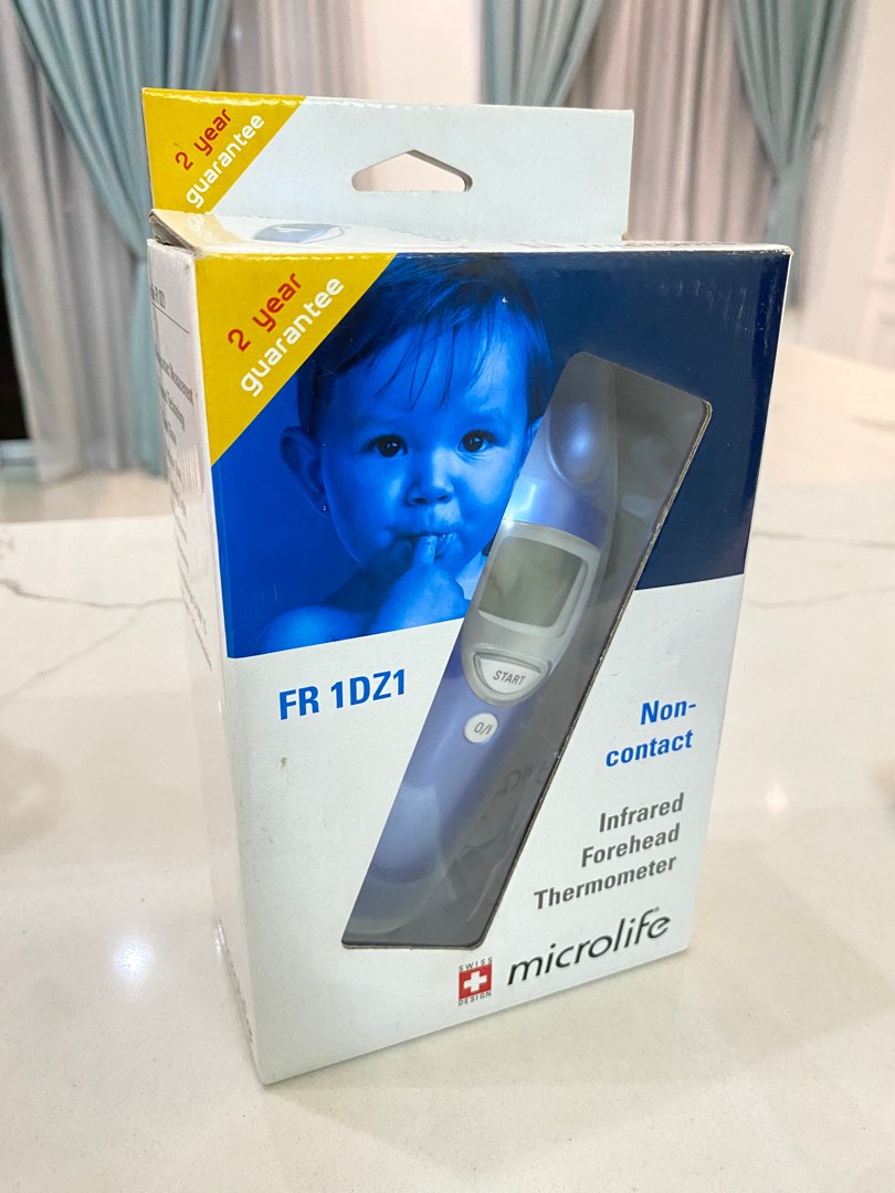 Microlife Noncontact Infrared Forehead Thermometer, Babies & Kids