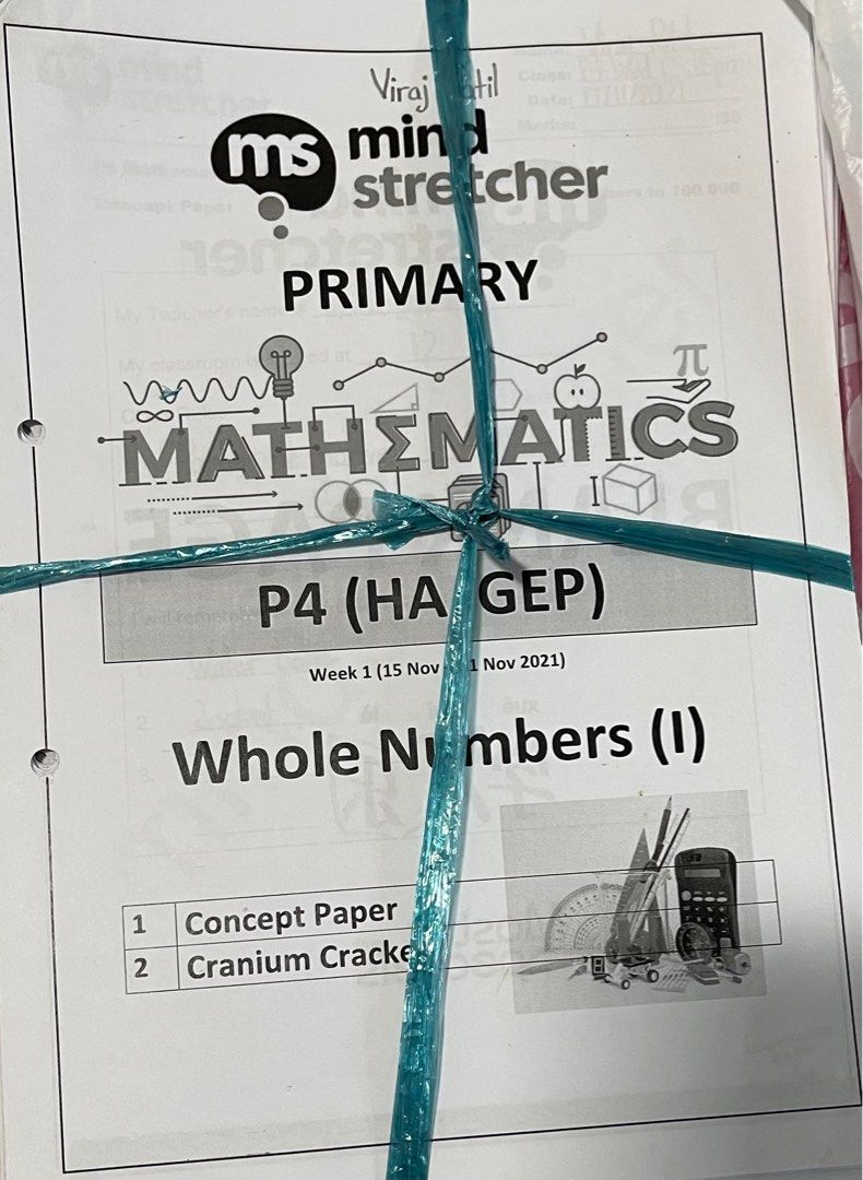 Mind stretcher P4 English/Maths (wk1 49) Hobbies Toys Books