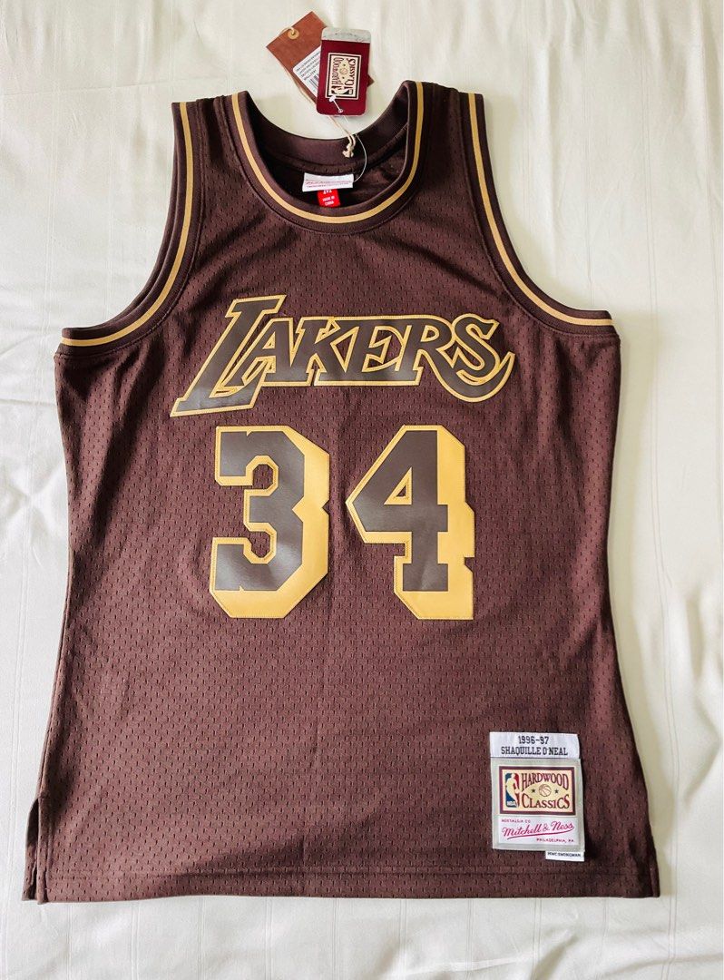 MITCHELL AND NESS Shaquille O'Neal Los Angeles Lakers 1996-97 Swingman  Jersey SMJYGS20071-LALBLCK96SON - Shiekh