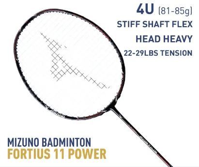 Mizuno Fortius 11 Power, Sports Equipment, Sports & Games, Racket