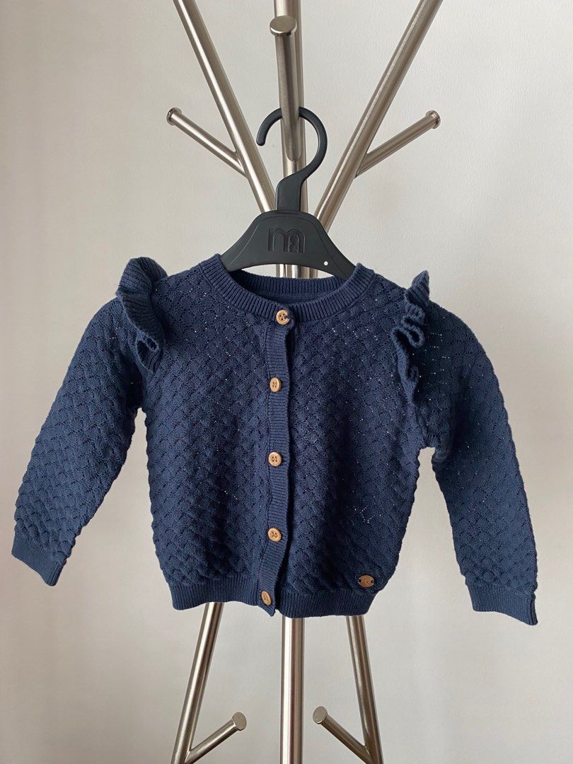 Navy blue clearance baby girl cardigan
