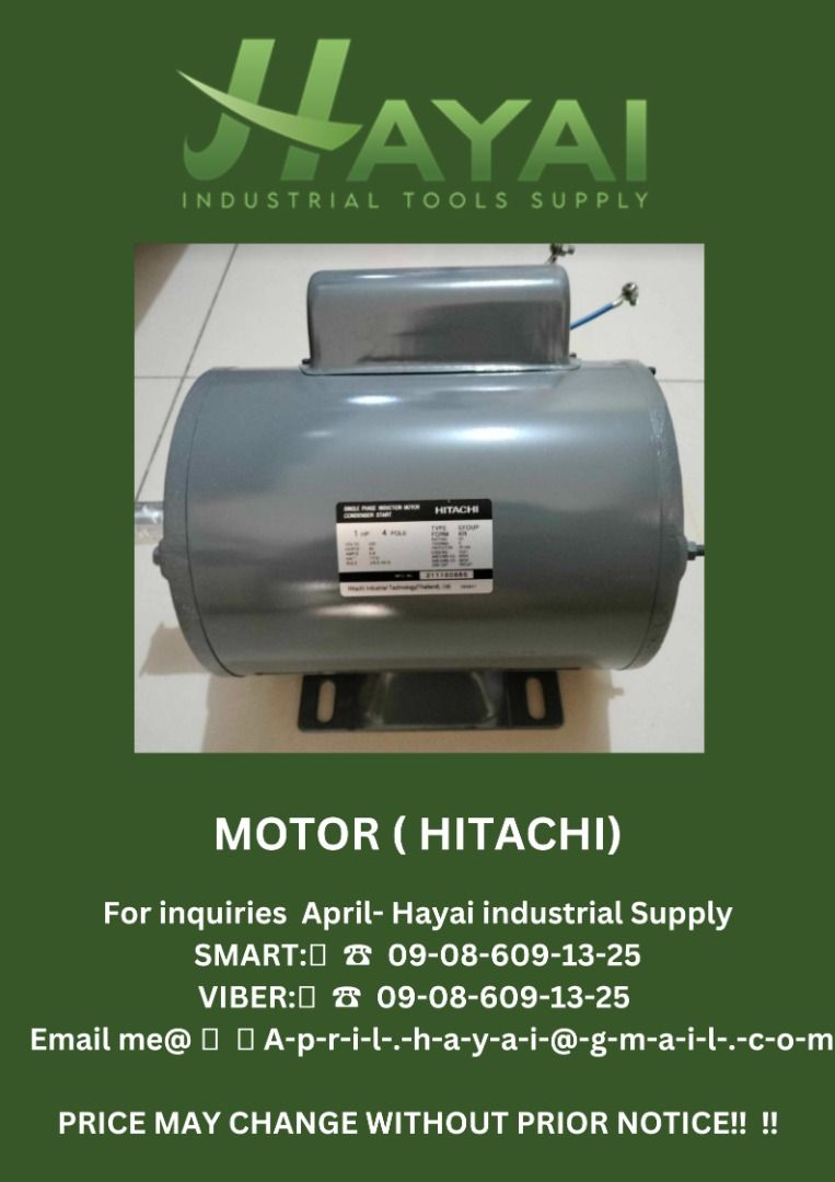 Motor ( hitachi ), Commercial & Industrial, Construction Tools