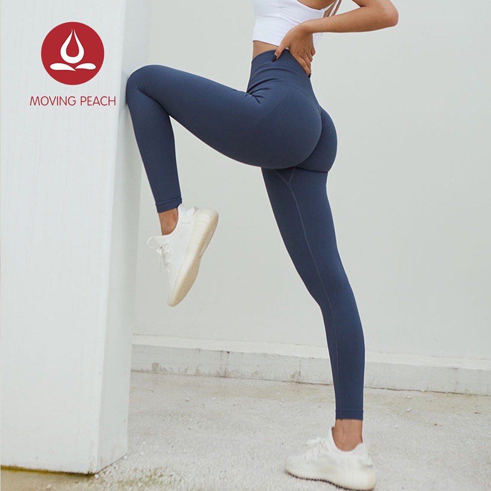 Peach yoga pants top