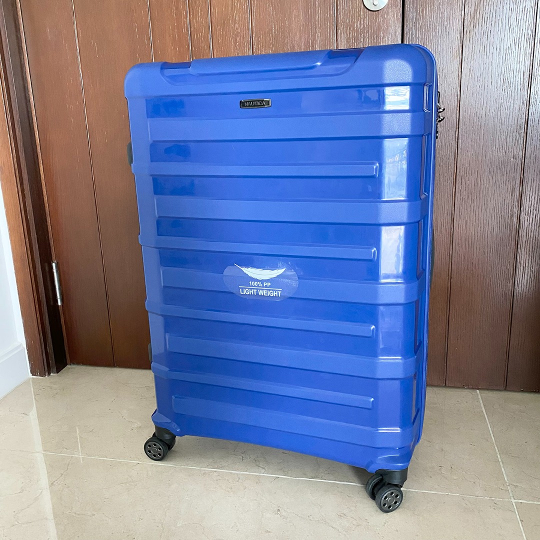 Nautica 28" Luggage Hard Case Light Weight Blue on Carousell