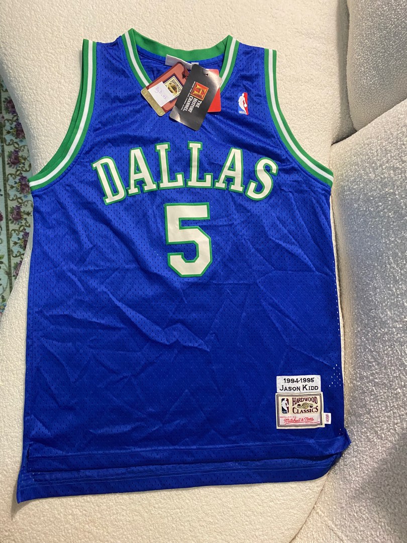 Mitchell & Ness Dallas Mavericks Jason Kidd Jersey Sz 48 XL Mens Authentic  94/95