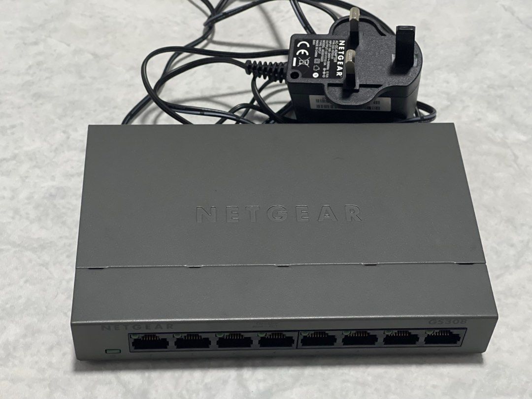 Netgear GS308 Gigabit Ethernet Switch - New - computer parts - by
