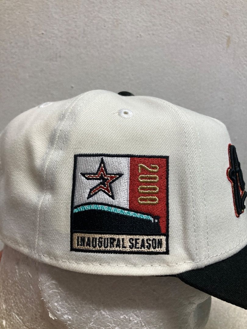 NEW ERA 59FIFTY MLB HOUSTON ASTROS INAUGURAL SEASON 2000 TWO TONE / GREY UV  FITTED CAP