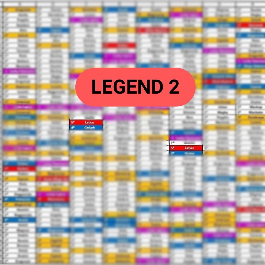 NEW* Rush 1 and Legend Part 4/3/2 Pokemon Gaole Sequence List