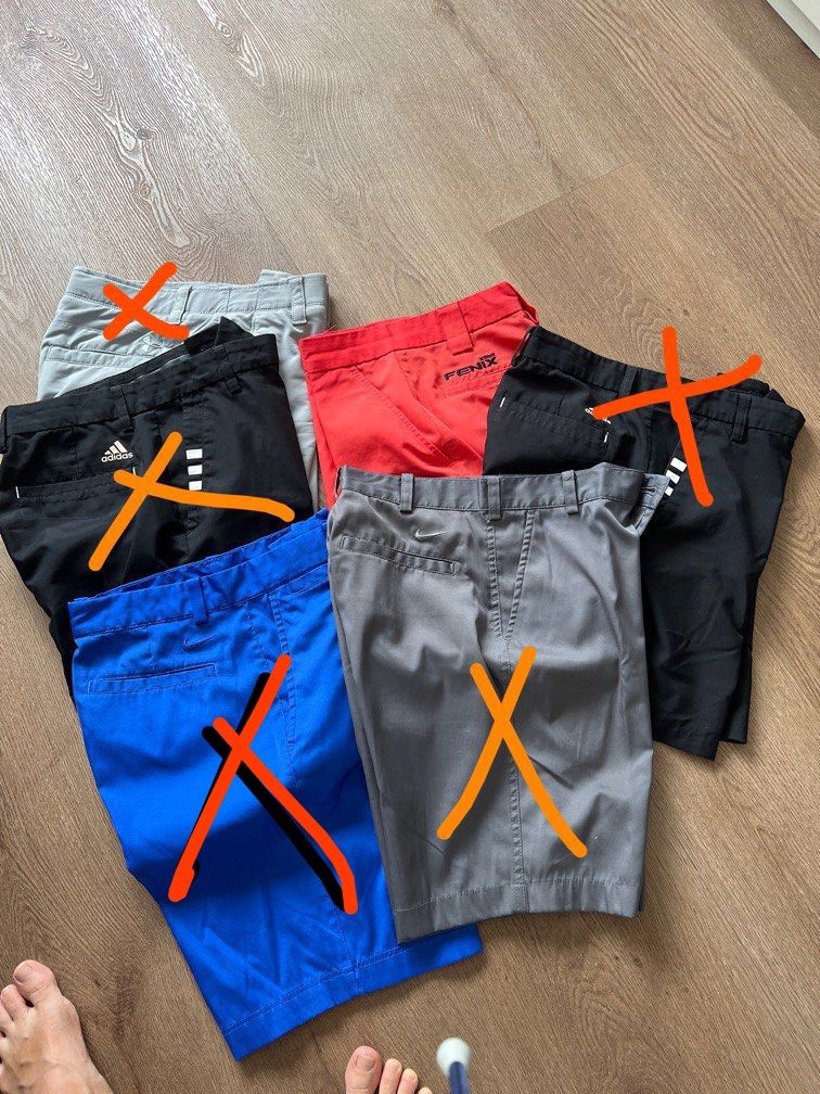 Nike adidas men golf shorts Men s Fashion Activewear on Carousell