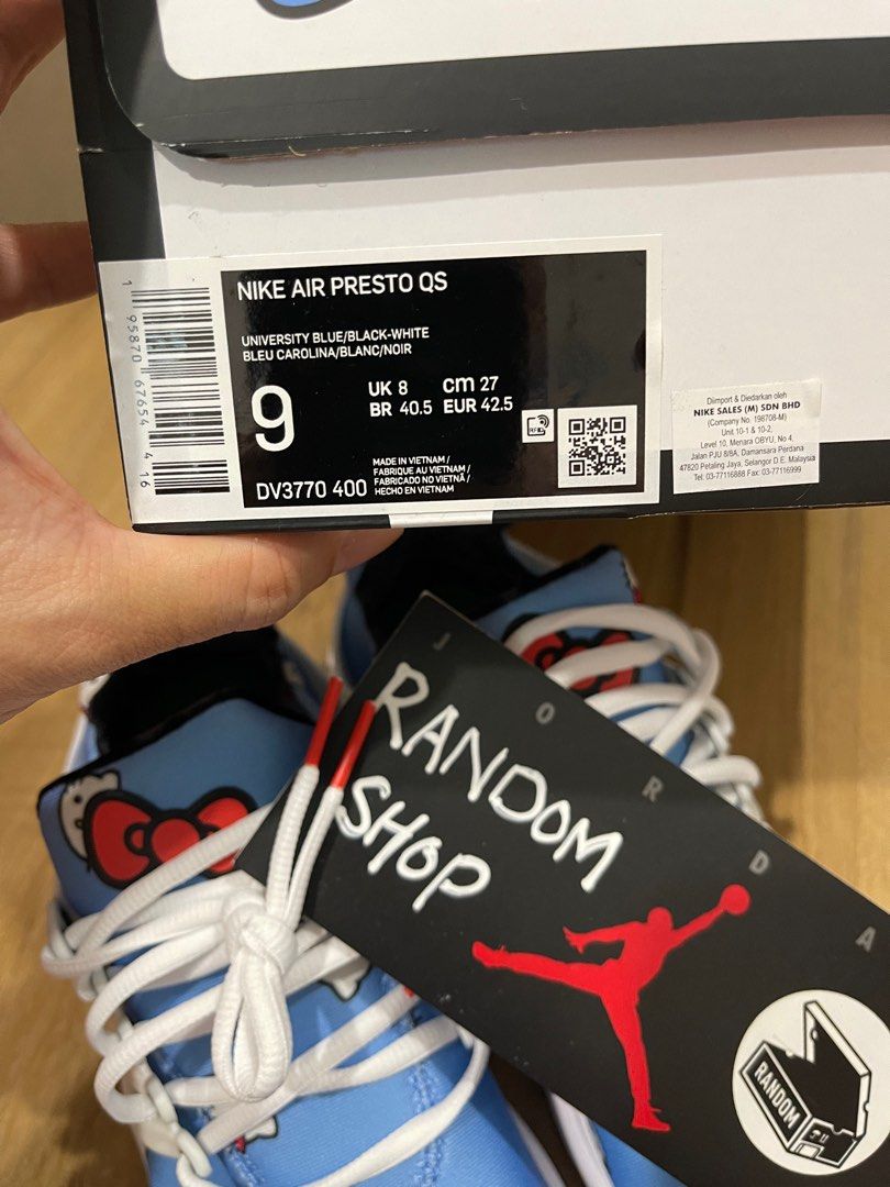 Nike air on sale presto size 1