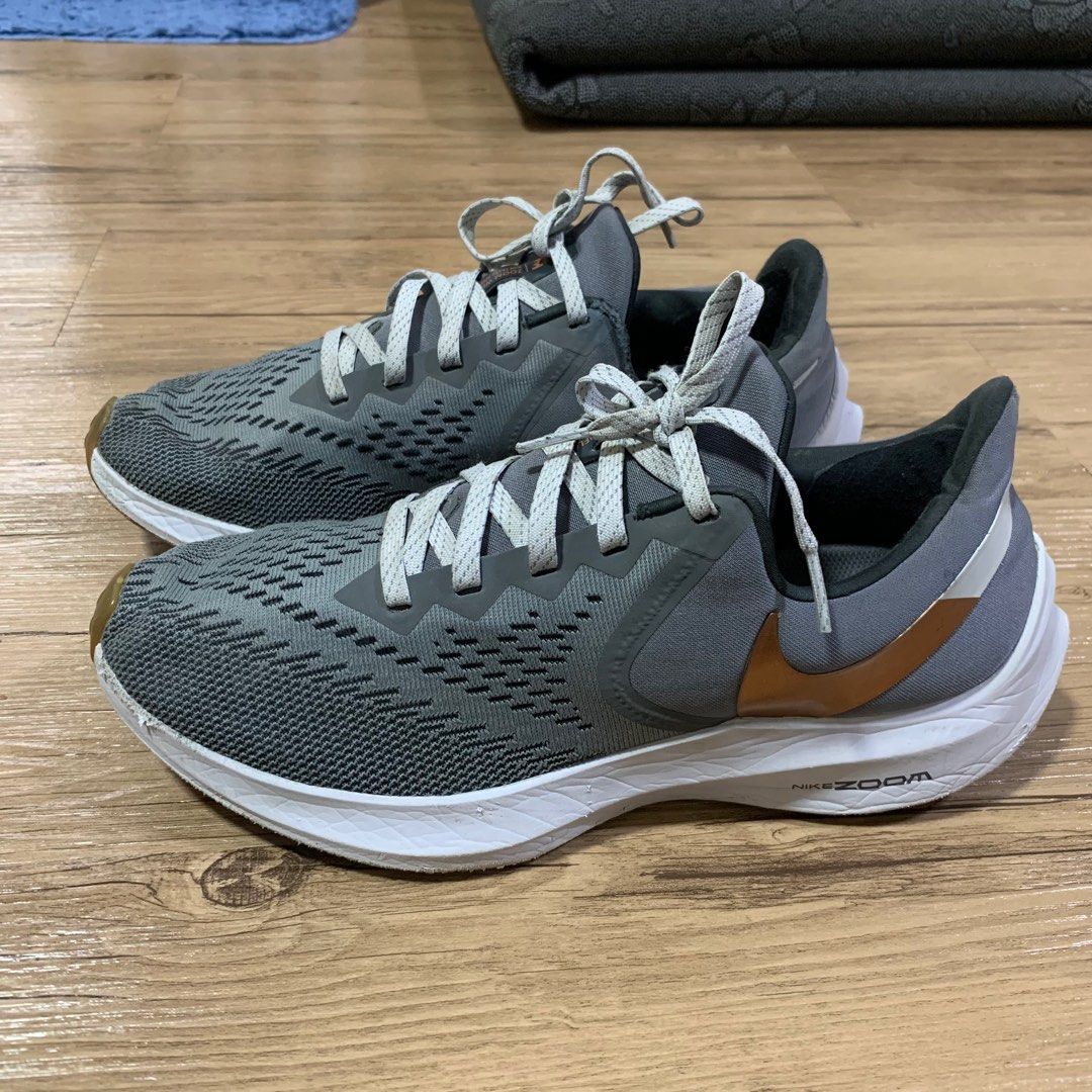 Nike Air Zoom Winflo 6 Smoke Grey Gum Nkke sampan Running