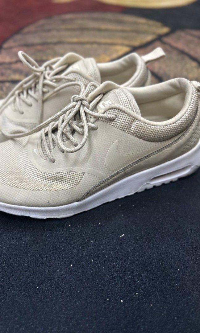 Nike air max cheap thea beige print trainers