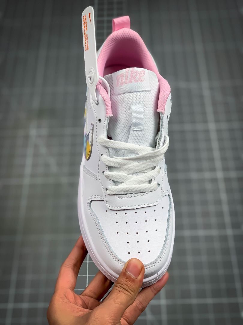 Nike air force 1 womens pink & white flowers online