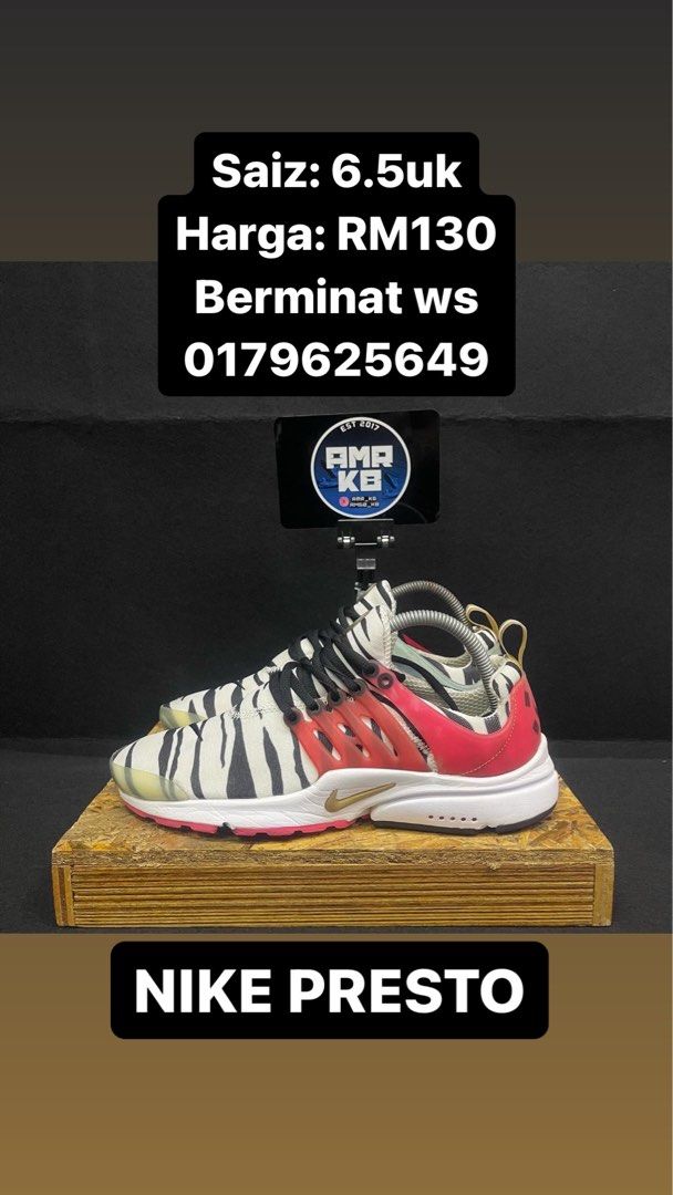 Nike presto size 1 new arrivals