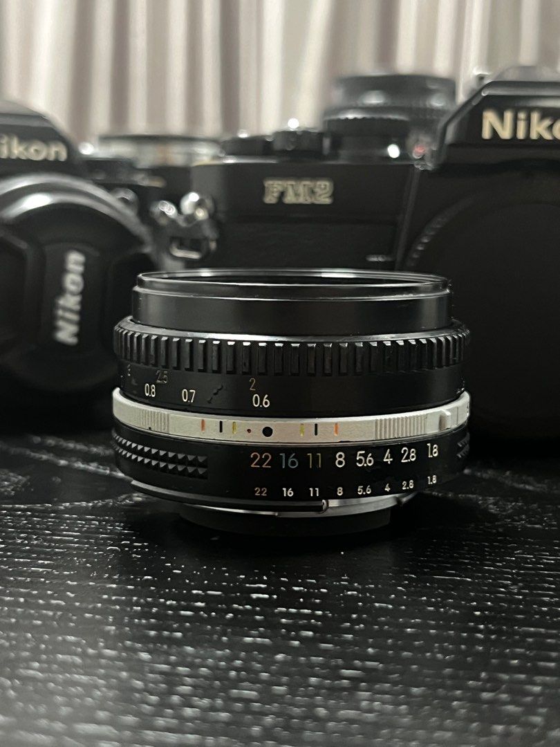 NEAR MINT] Nikon Ai-s Ais Nikkor 50mm f1.8 Pancake MF F Mount Lens From JAPAN