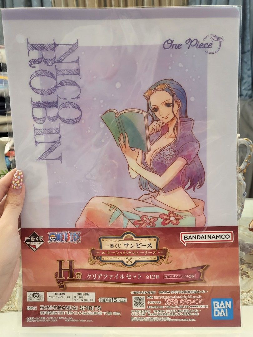 One Piece Robin × Olvia Folder Bundle (Category: Designer & Blind Box Toys) located in San Fernando. Submitted by jpmarketplace2023 (Listing ID 1243607969, Image 1). Description: -One Piece Robin × Olvia folder bundle for only PHP120 (2 pieces) -Authentic from Japan.