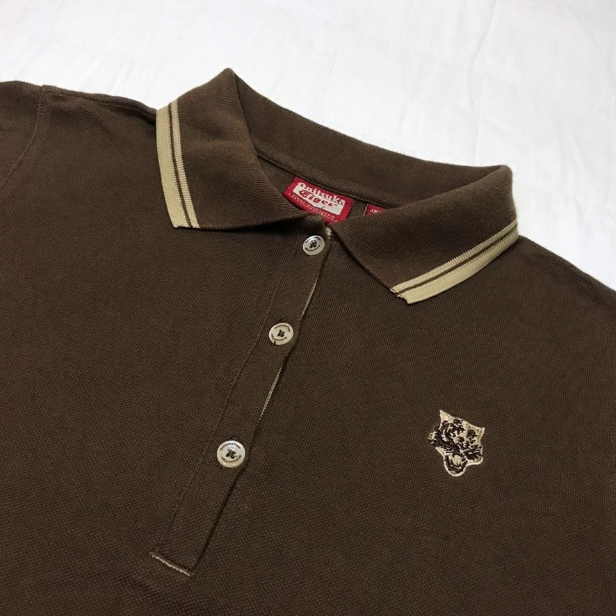 Polo onitsuka tiger femme brun Clearance