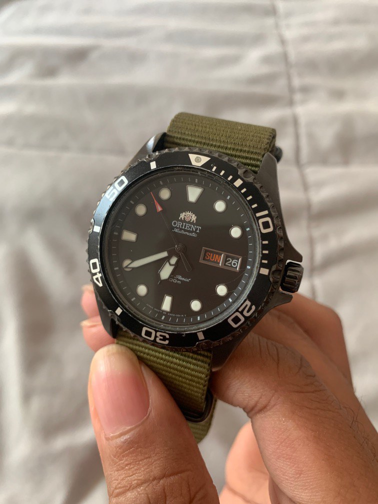 Raven Orient Ray Ii Mod Orient Ray Raven II PVD, Men's Fashion