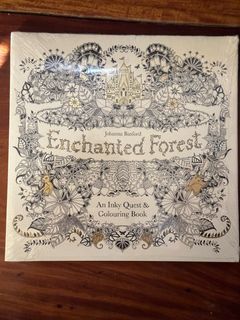 Original print of Enchanted Forest coloring book