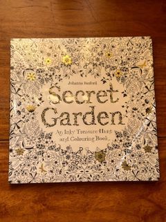 Original print of the no. 1 Coloring Book Secret Garden