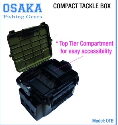 OSAKA TACKLE BOX Size: SMALL (31x23x22cm) like Meiho Versus VS-7055 fishing  tackle box RED2296, Sports Equipment, Fishing on Carousell