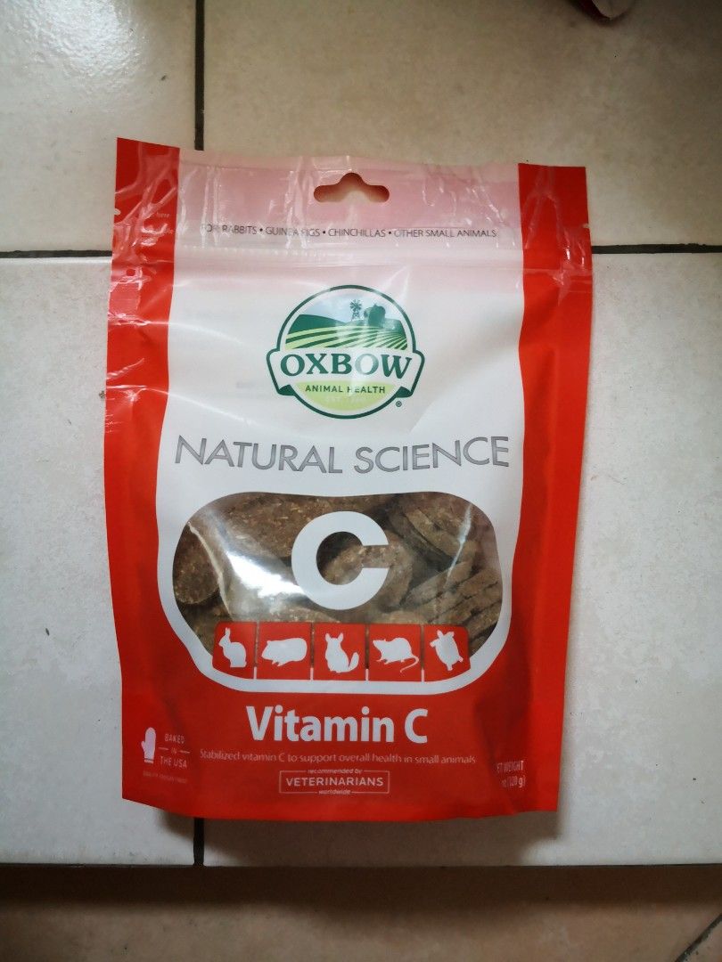 Oxbow Natural Science Vitamin C Tablets Pet Supplies Pet Food on